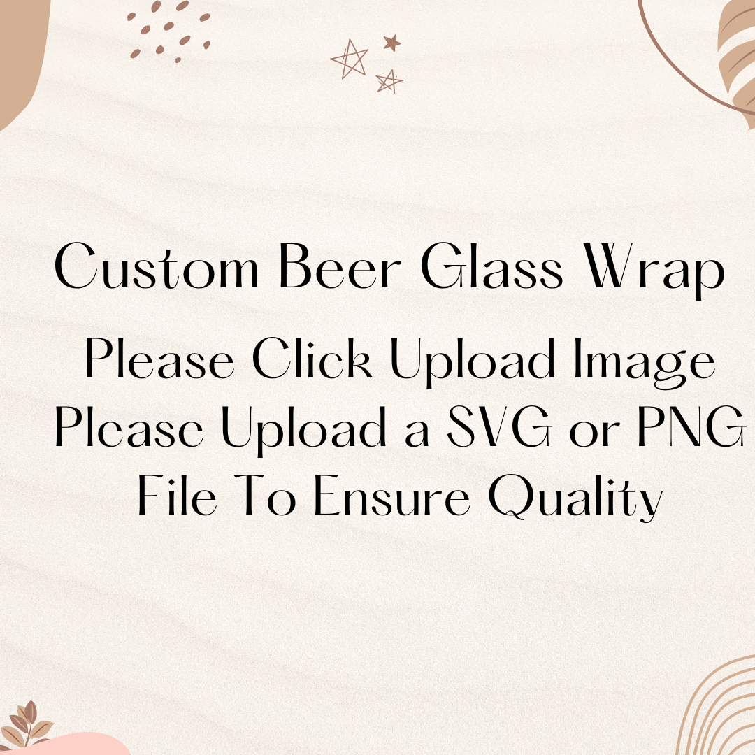 Custom 16 Oz Libbey Beer Glass Wrap – Peach Tree Market Co