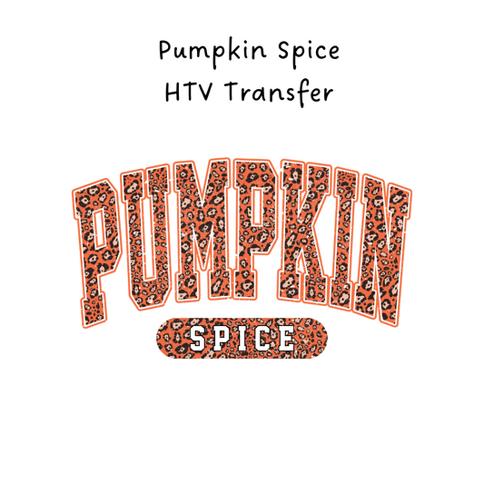 Pumpkin Spice HTV Transfer