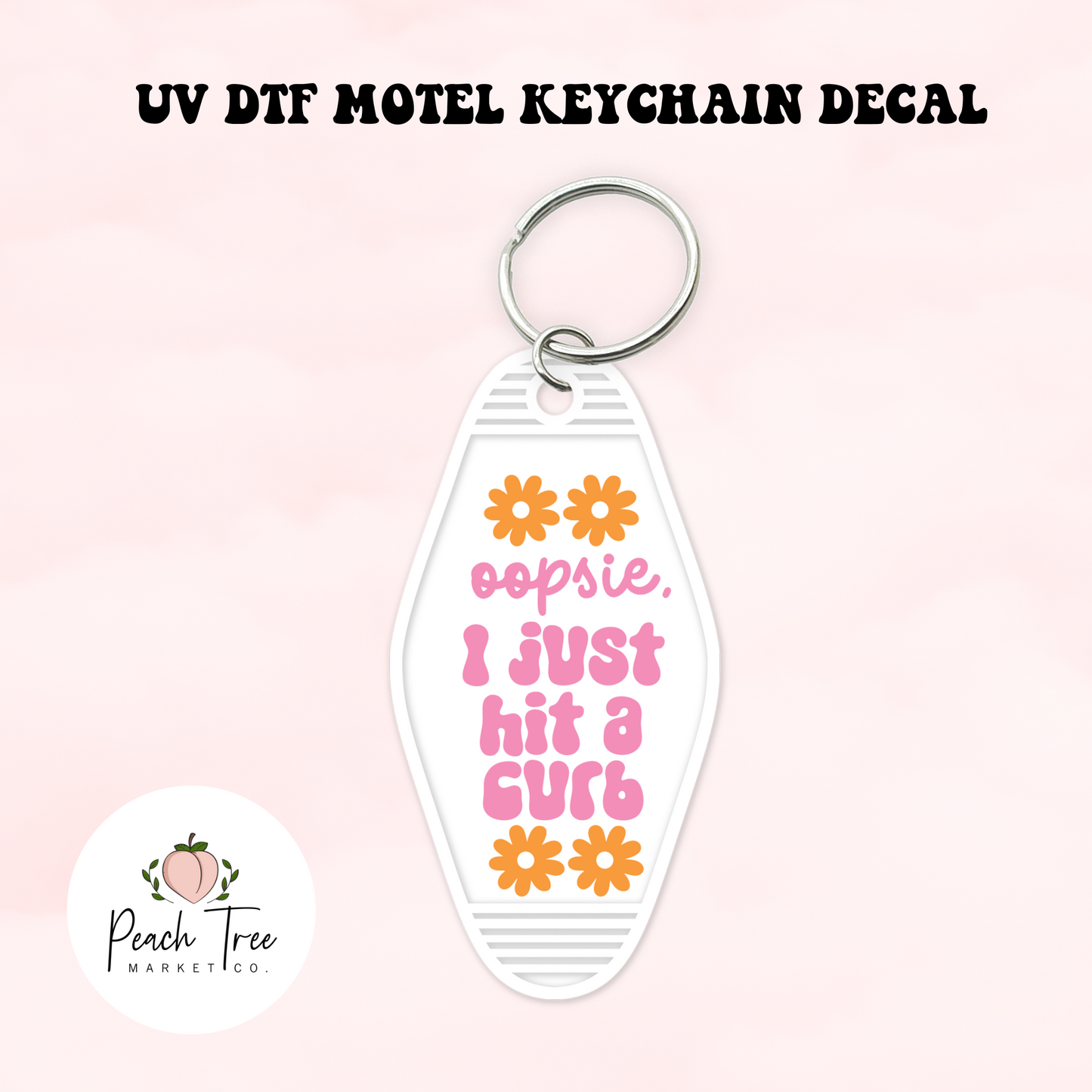 Uv Dtf Keychain Transfer, Uv Dtf Decals for Motel Keychains, Uvdtf Motel  Tag, Keychain Quotes 