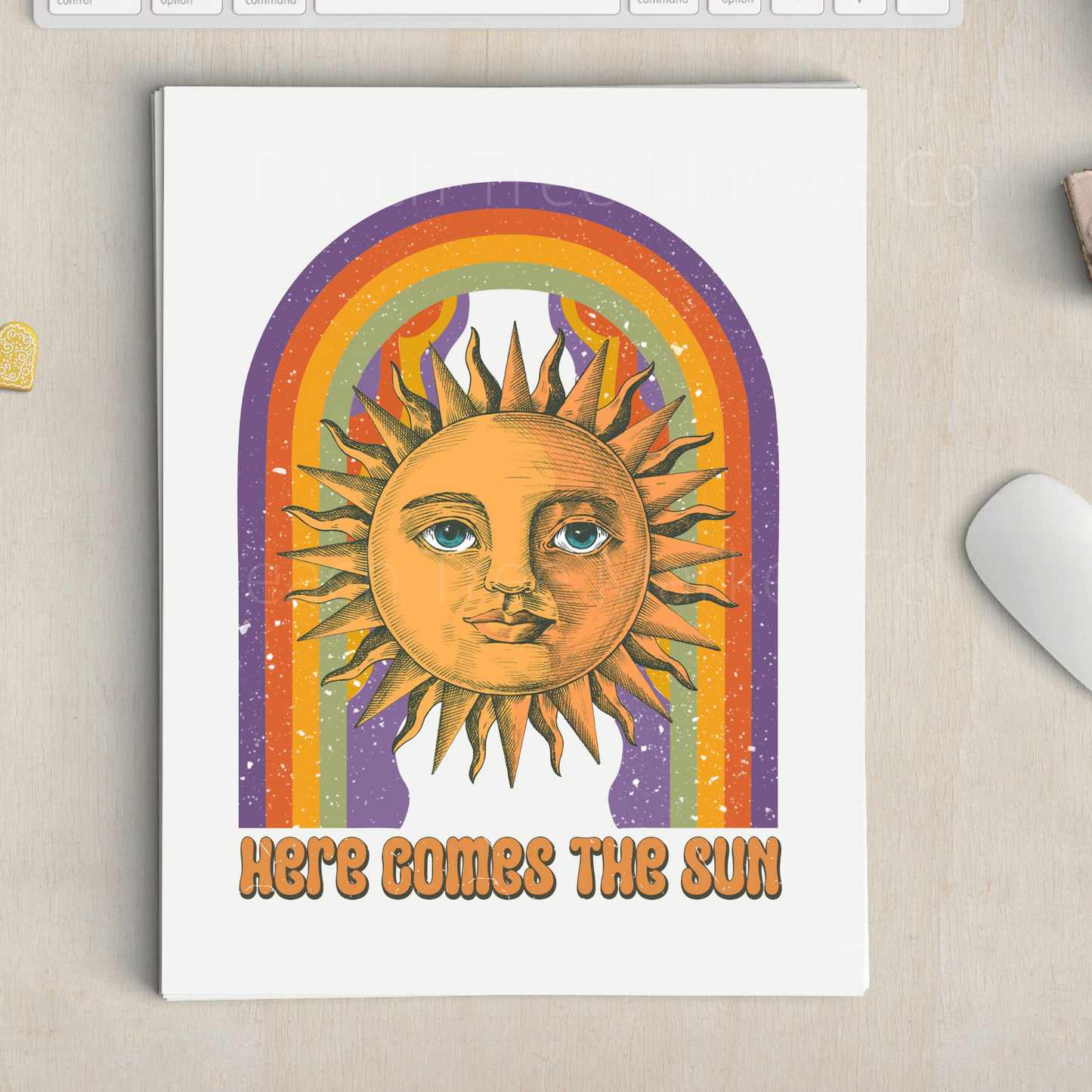 Here Comes The Sun Sublimation Transfer