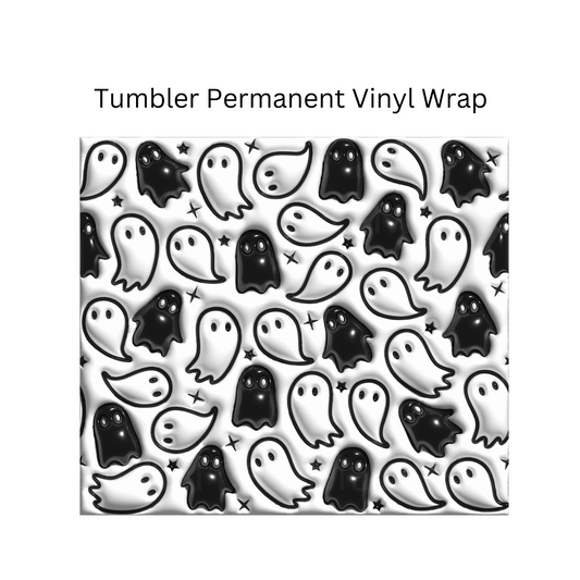 Puff Ghost Permanent Vinyl Wrap