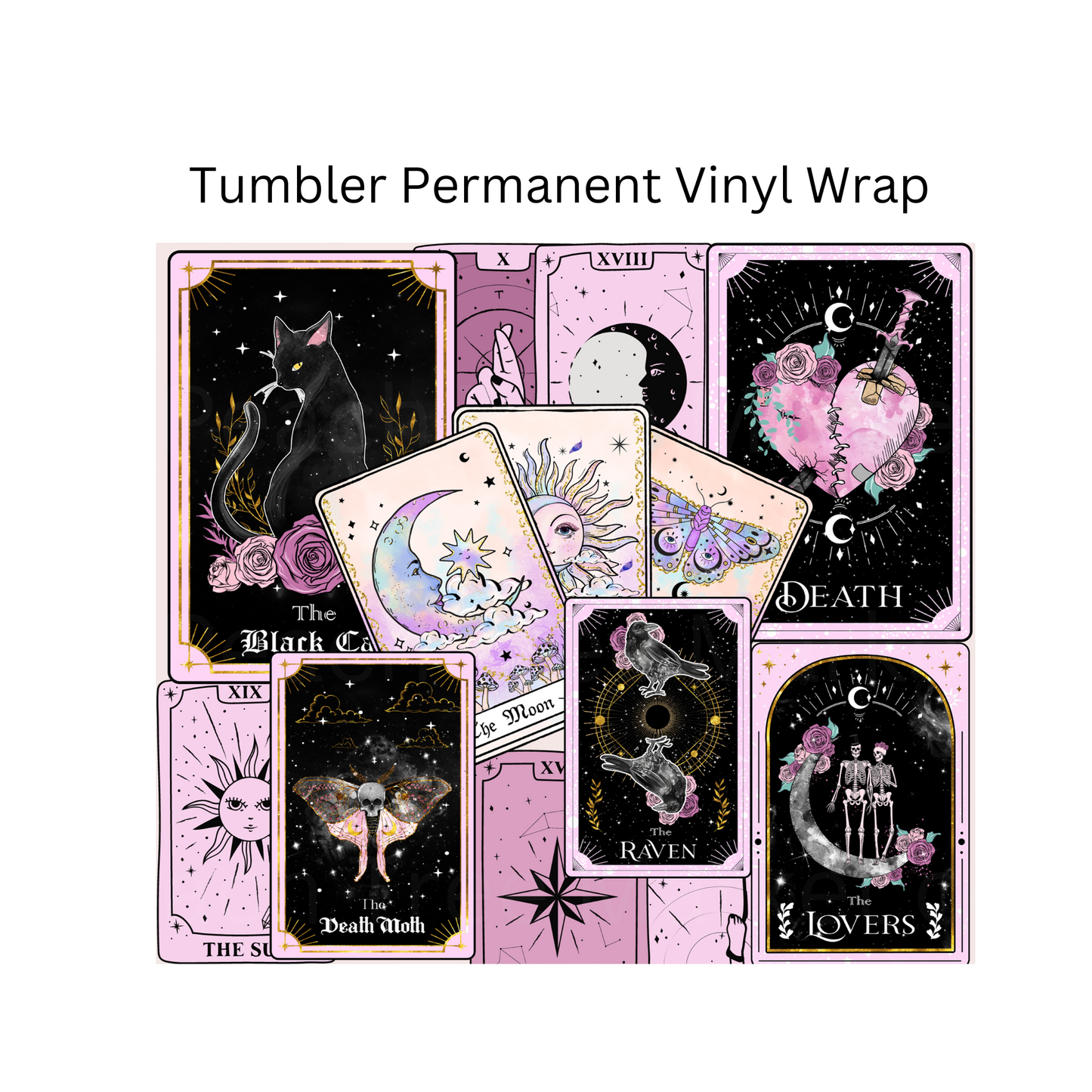 Tarots Card Permanent Vinyl Wrap