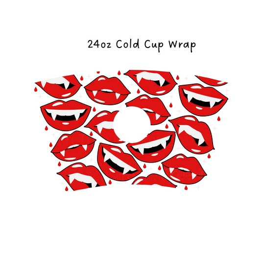 Vampire 24 OZ Cold Cup Wrap