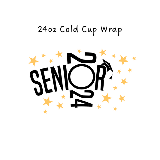 Senior 2024 24 OZ Cold Cup Wrap