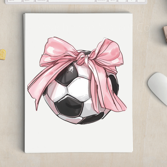 Soccer Bow Sublimation Transfer