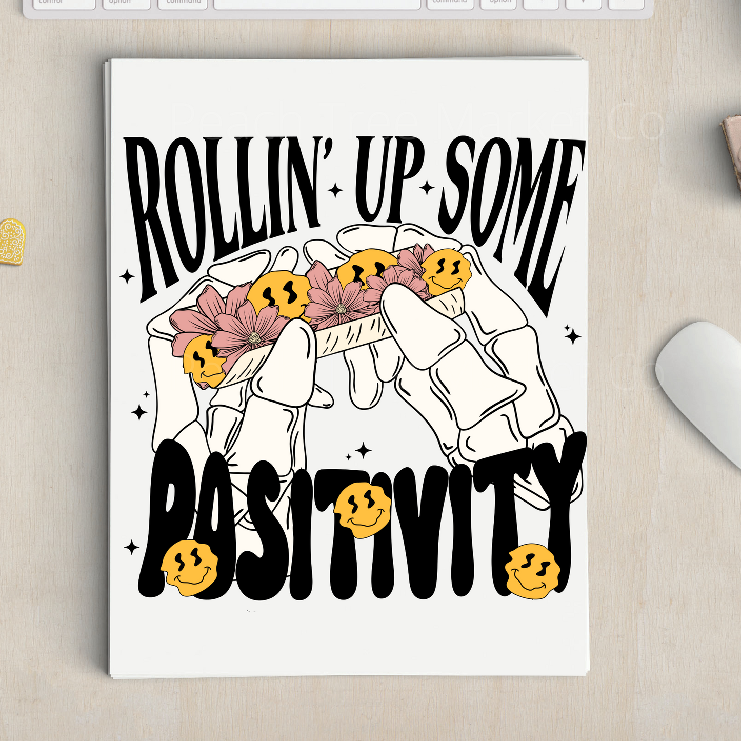 Rolling Up Positivity Sublimation Transfer