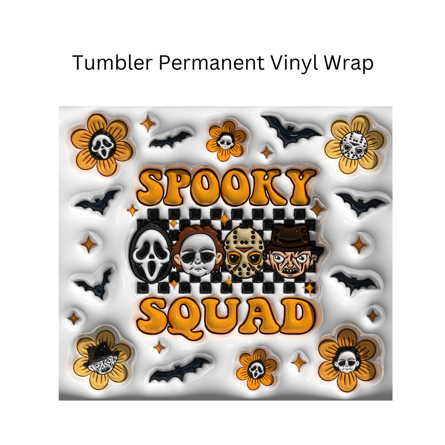 Spooky Squad Permanent Vinyl Wrap