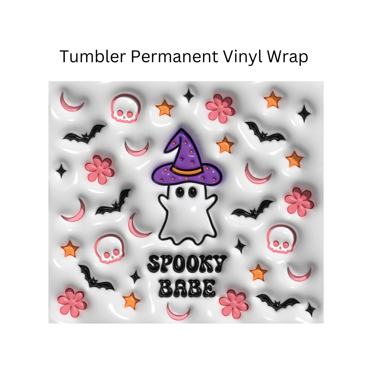 Spooky Babe Permanent Vinyl Wrap