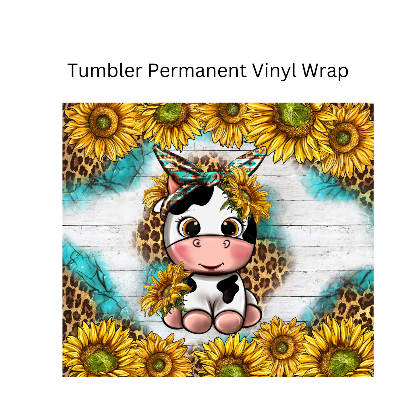 Cow Permanent Vinyl Wrap