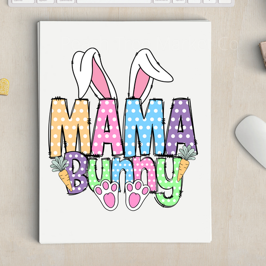 Mama Bunny Sublimation Transfer