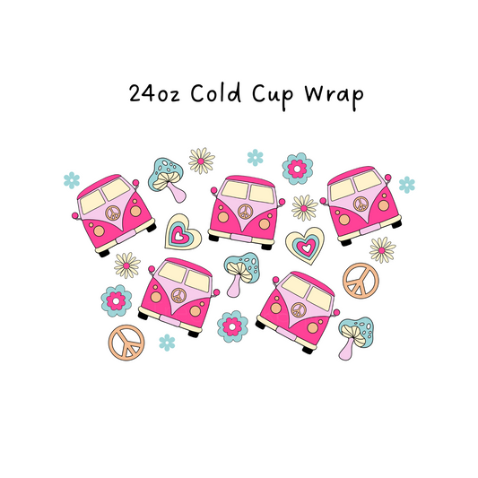 Van Life 24 OZ Cold Cup Wrap