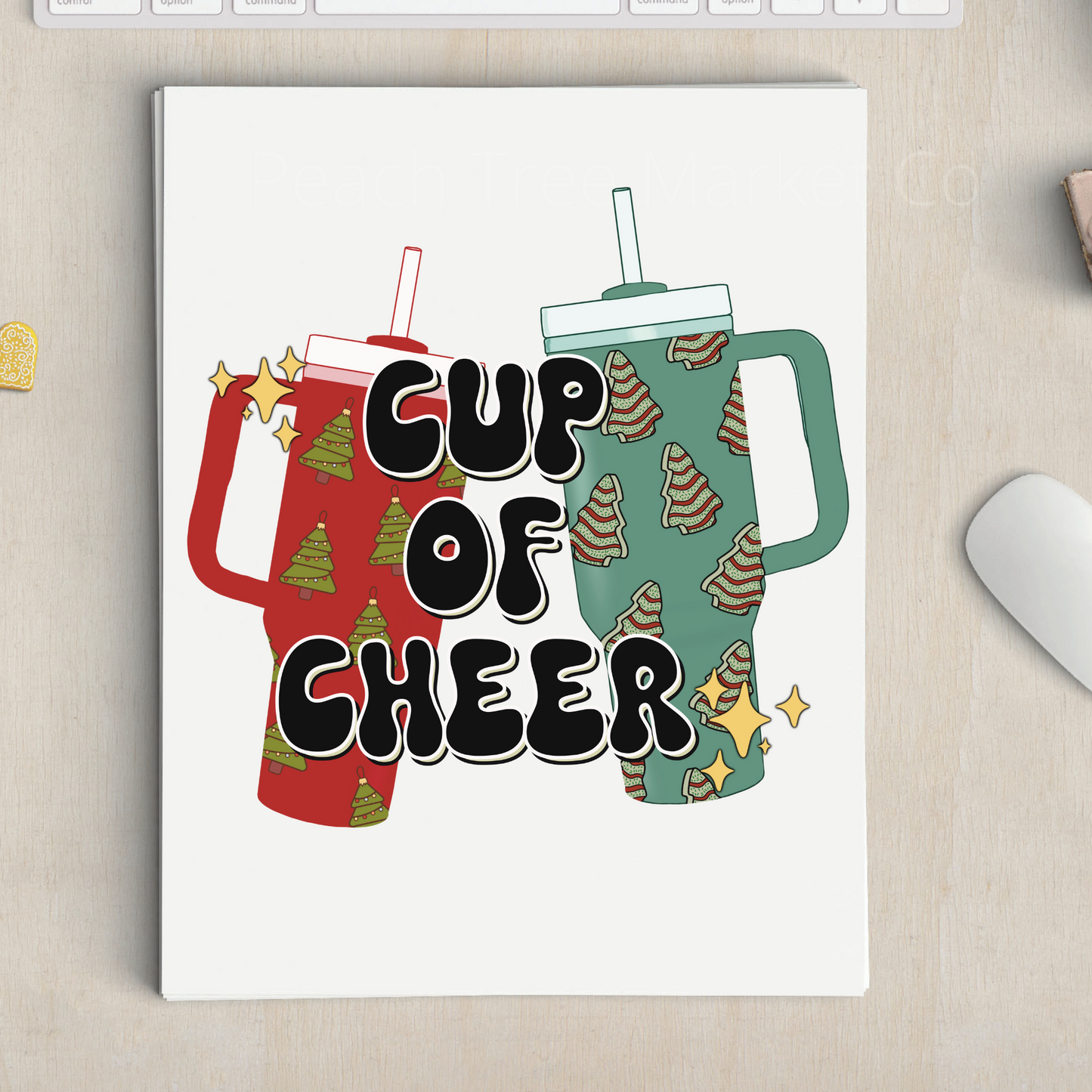 Cup Of Cheer Sublimation Transfer