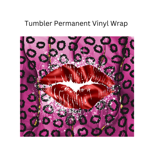 Leopard Lips Permanent Vinyl Wrap