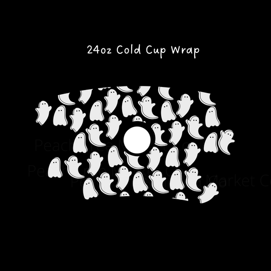 Ghost 24 OZ Cold Cup Wrap