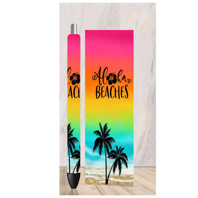 Aloha Beaches Pen Wrap