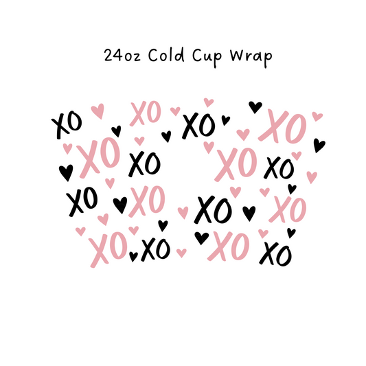 XOXO 24 OZ Cold Cup Wrap