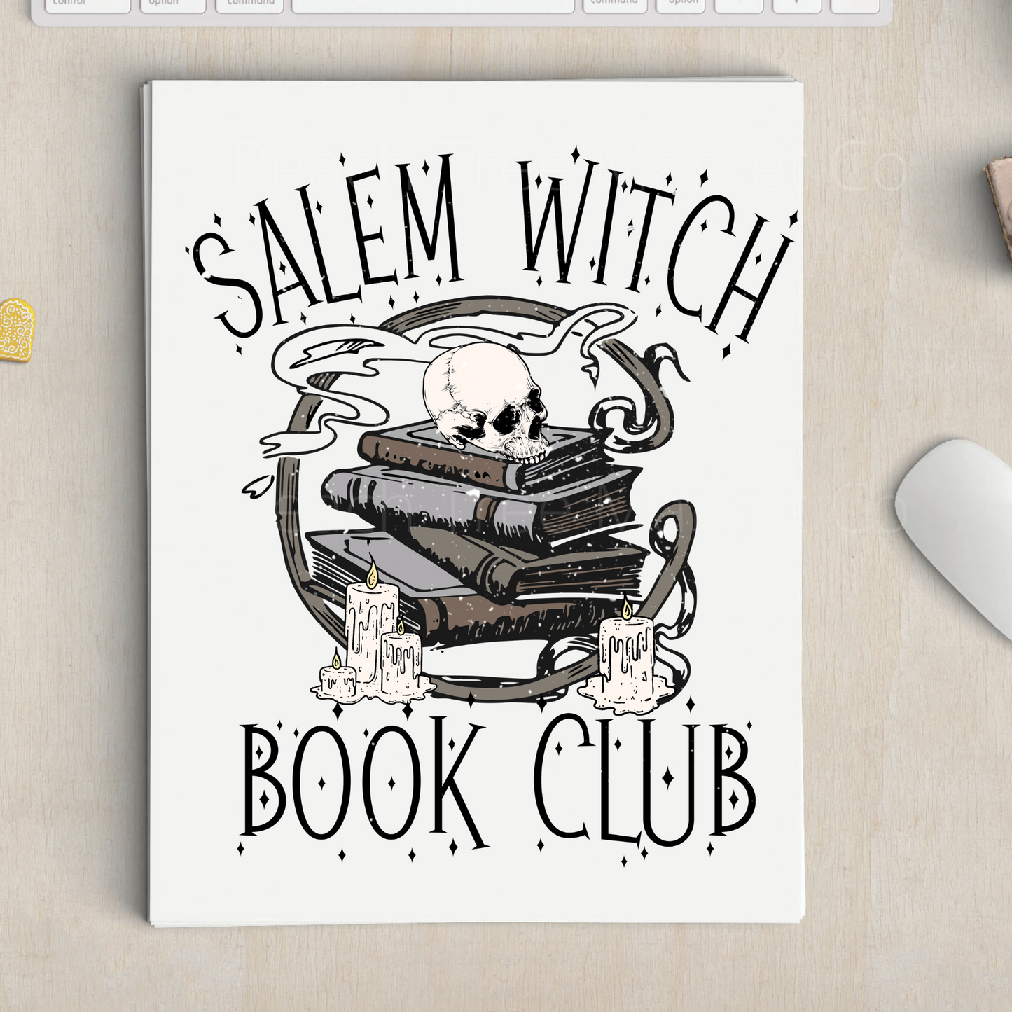 Witch Book Club Sublimation Transfer