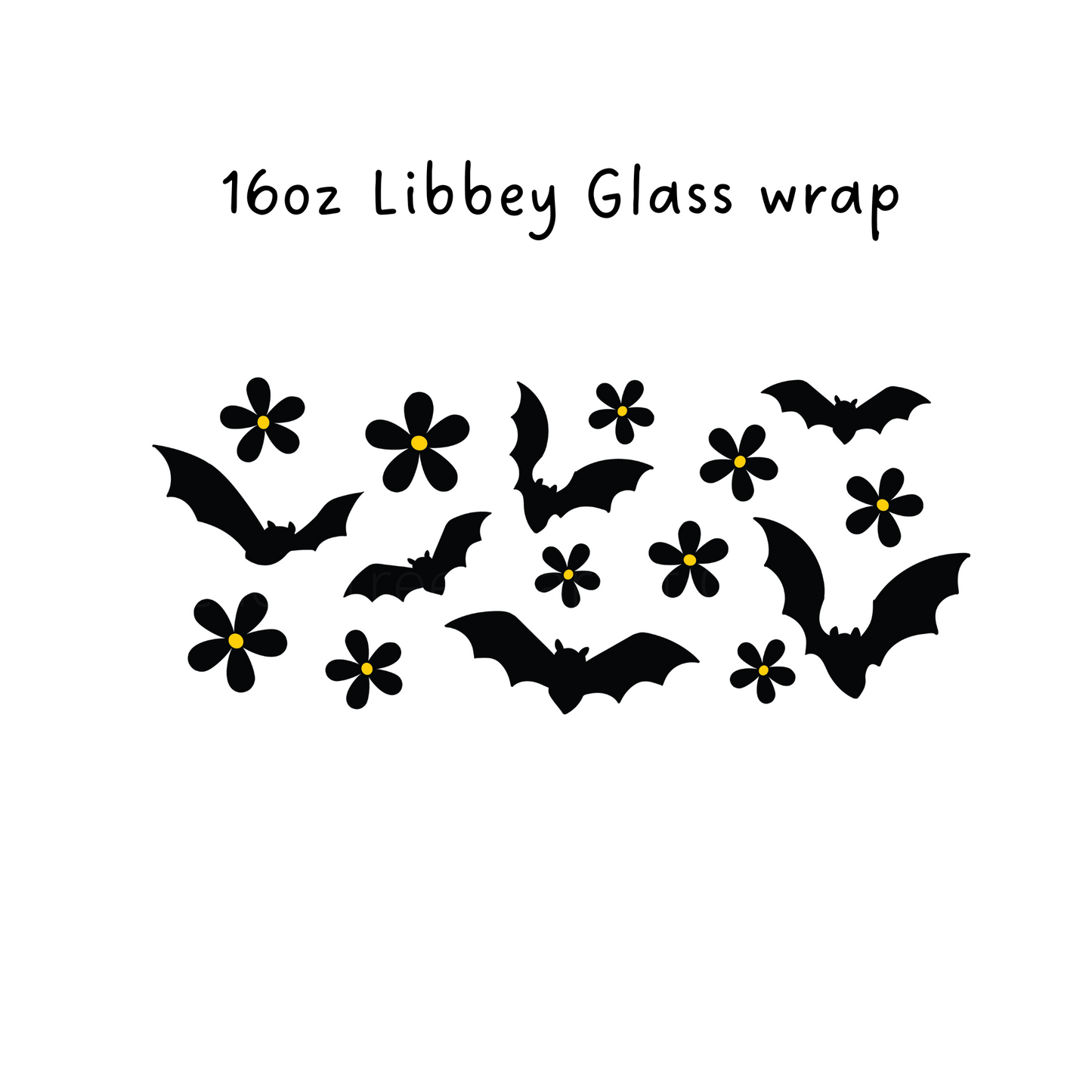 Bats 16 Oz Libbey Beer Glass Wrap