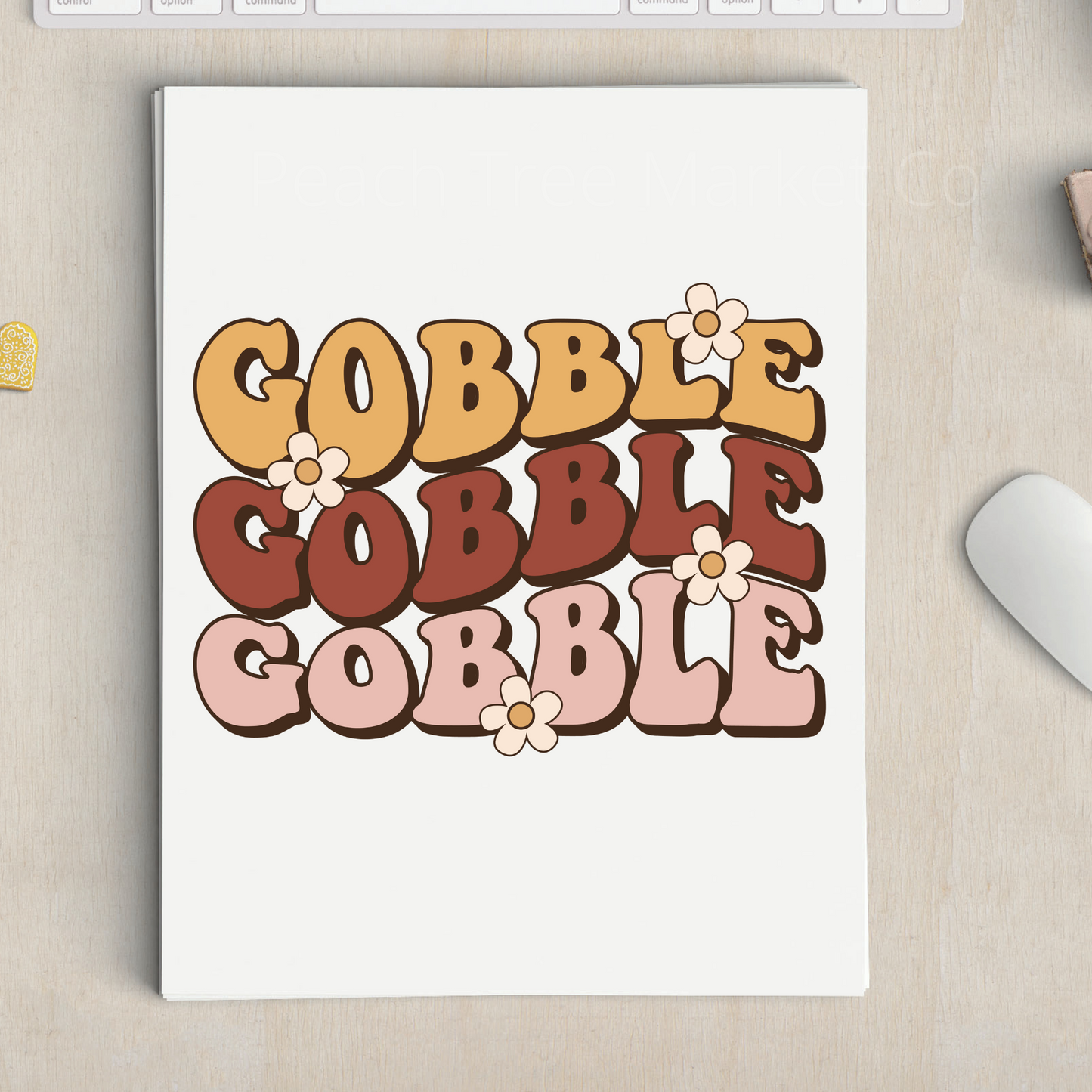 Gobble Gobble Gobble Sublimation Transfer