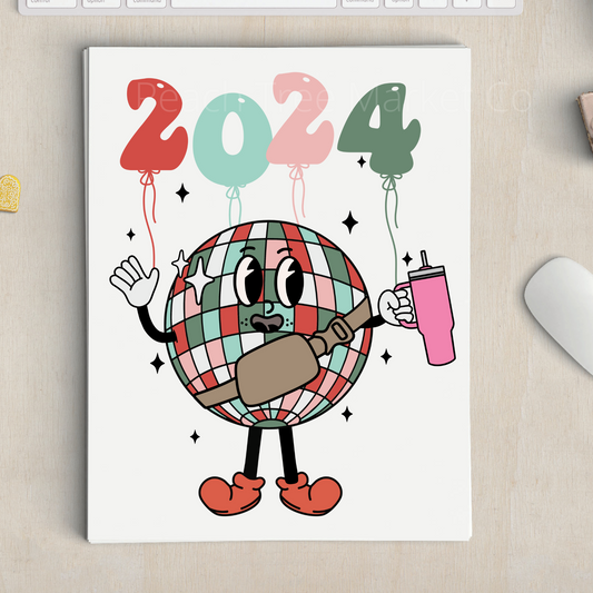 2024 New Year Sublimation Transfer