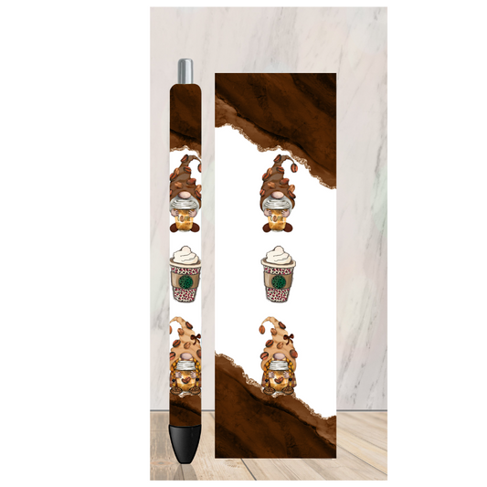 Coffee Gnome 3 Pen Wrap