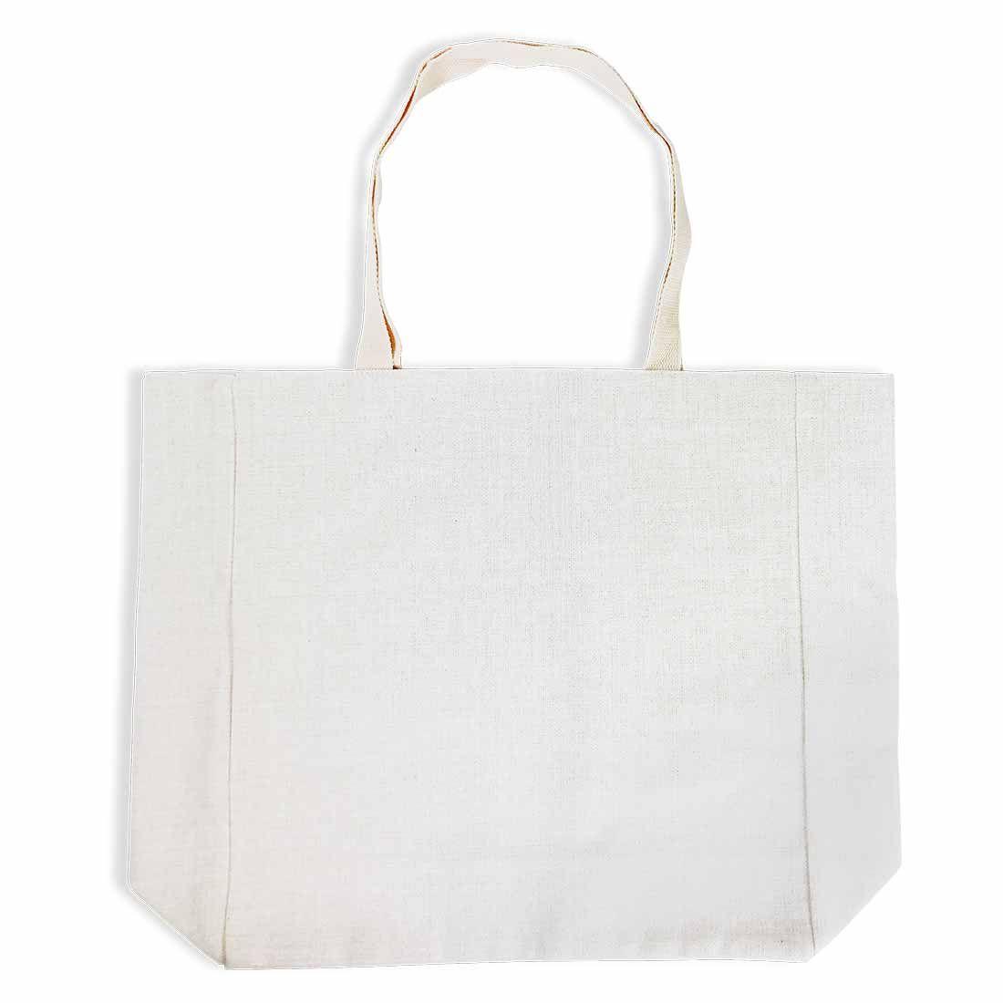 16" x 20" Linen Sublimatable Tote Bag  (Beach Bag)