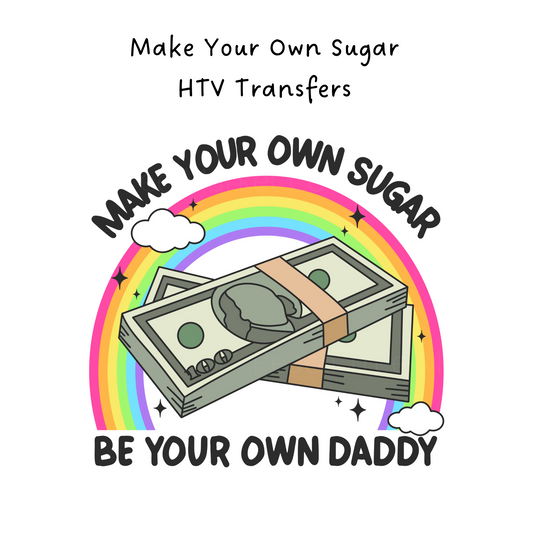 Make Your Own sugar HTV Transfer