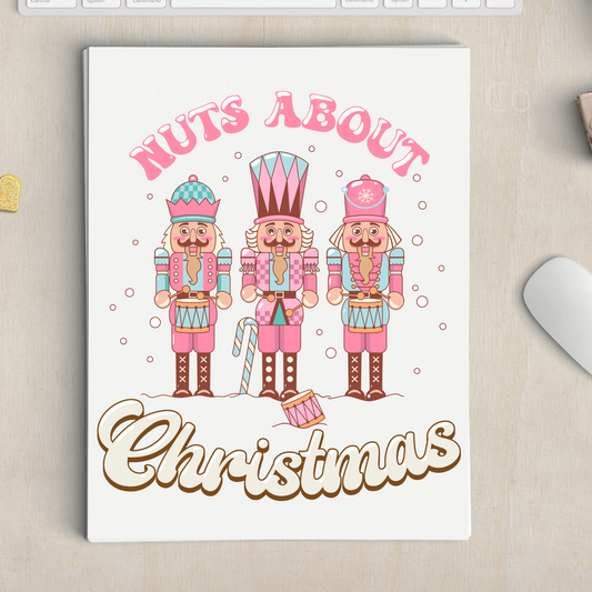 Nuts About Christmas Sublimation Transfer