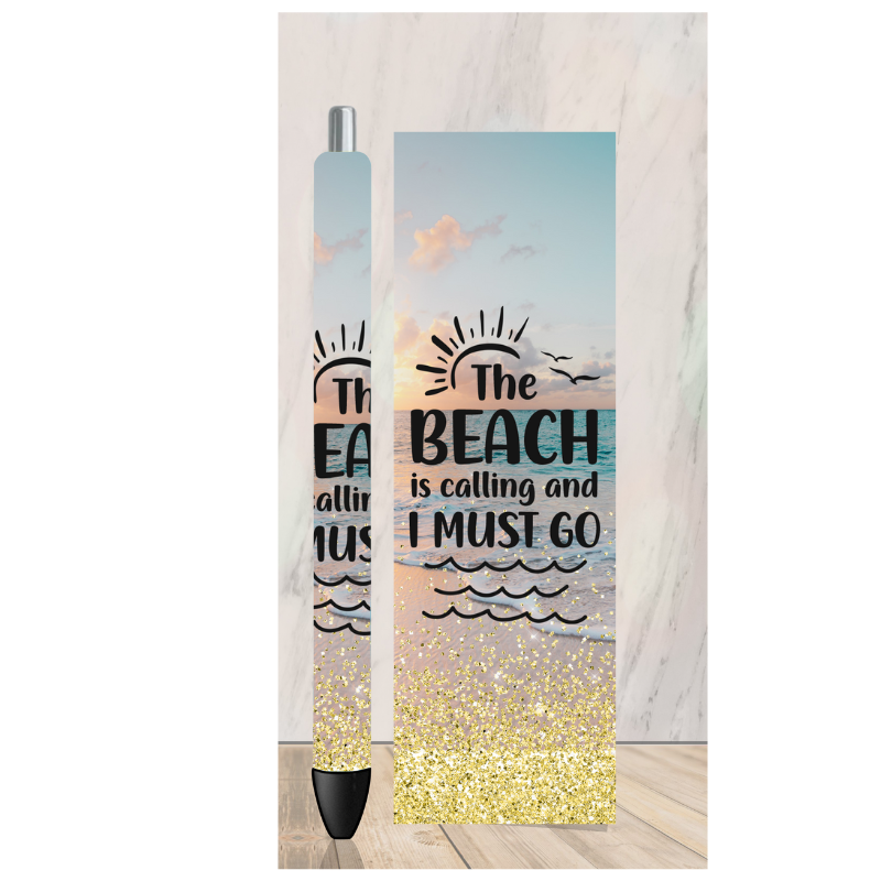 Beach 1  Pen Wrap