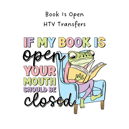 Book is open HTV Transfer