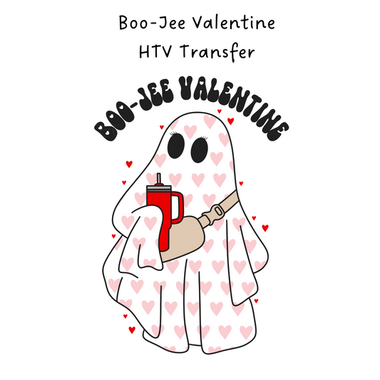 Boo-Jee Valentine HTV Transfer