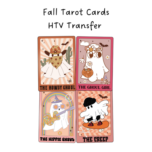 Fall Tarot Cards HTV Transfer