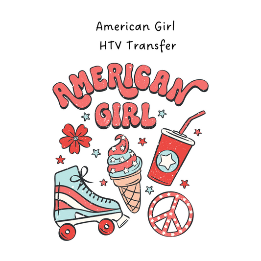 American Girl HTV Transfer