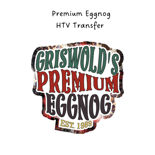 Premium Eggnog HTV Transfer