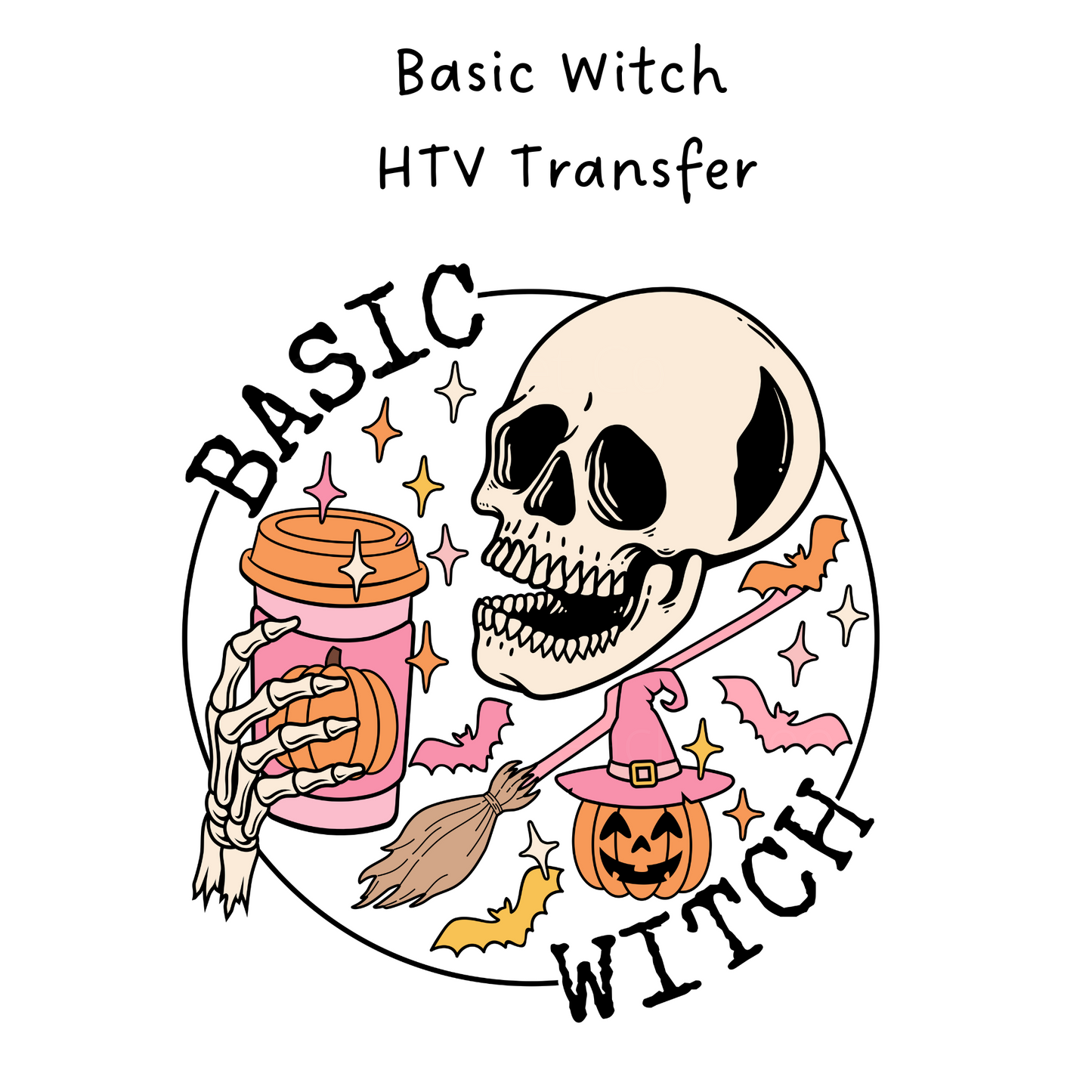 Basic Witch HTV Transfer
