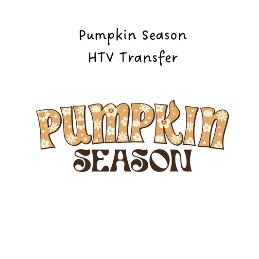 Pumpkin Season HTV Transfer