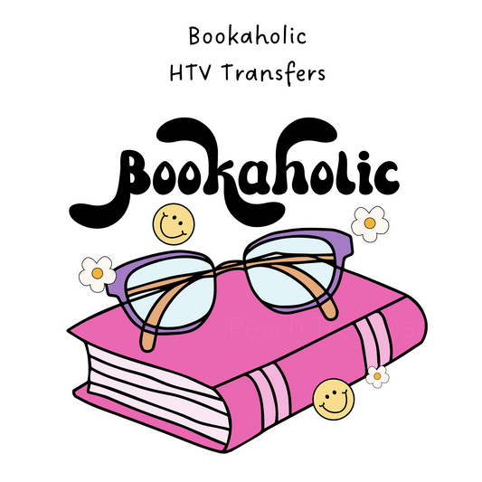 Bookaholic HTV Transfer