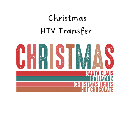 Christmas HTV Transfer