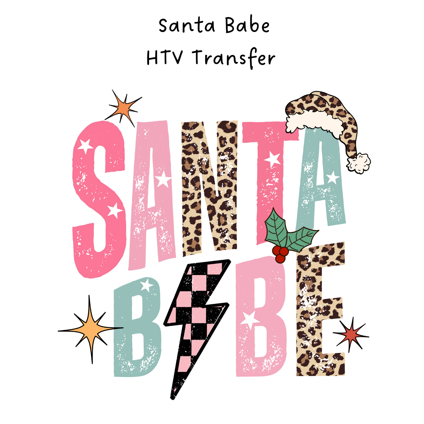 Santa Babe HTV Transfer