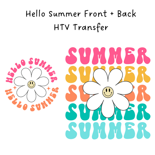 Hello Summer HTV Transfer