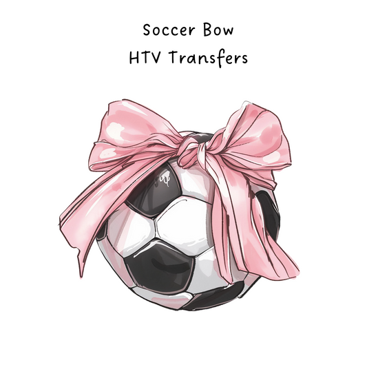 Soccer Bow HTV Transfer