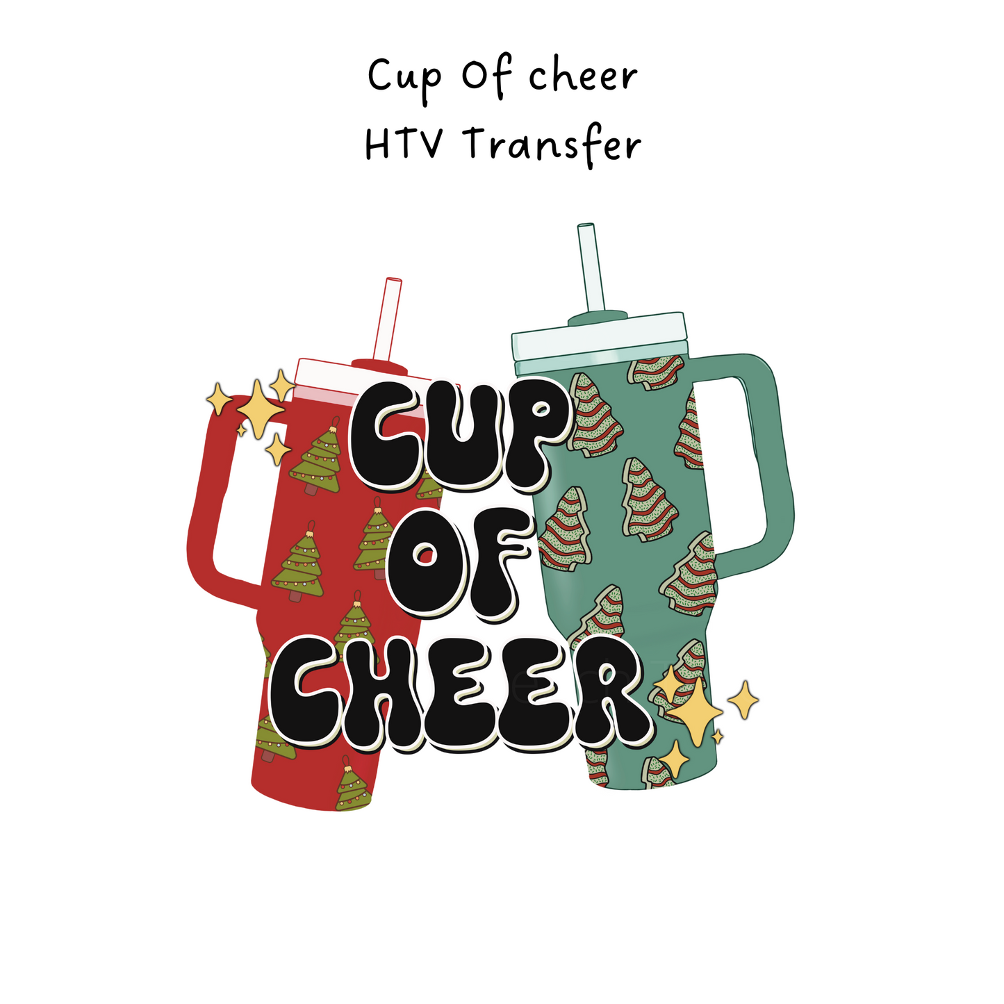 Cup Of cheer HTV Transfer