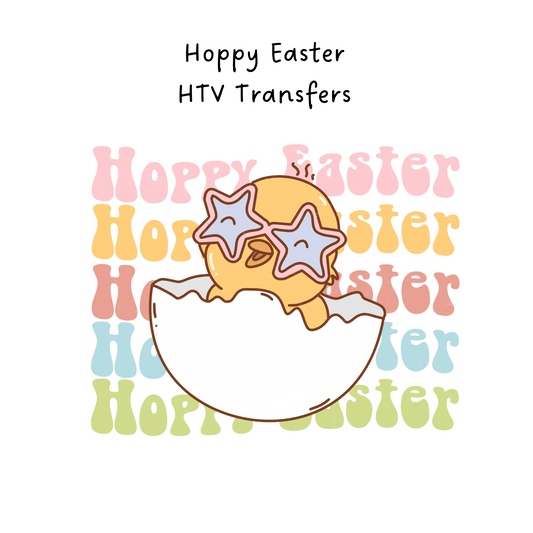 Hoppy Easter HTV Transfer