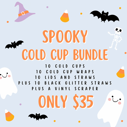 Spooky Cold Cup Bundle $35