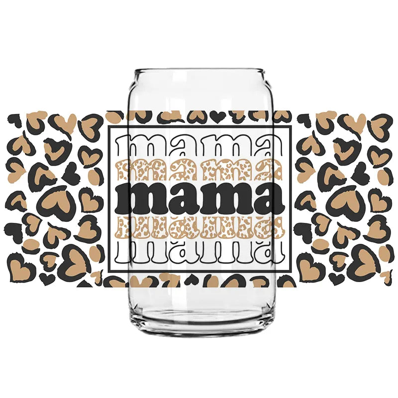 Mama Leopard UV DTF Wrap