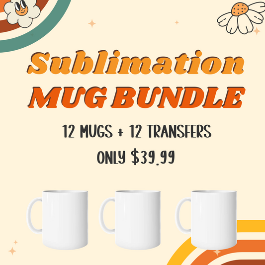 Sublimation Mug Bundle Only $39.99