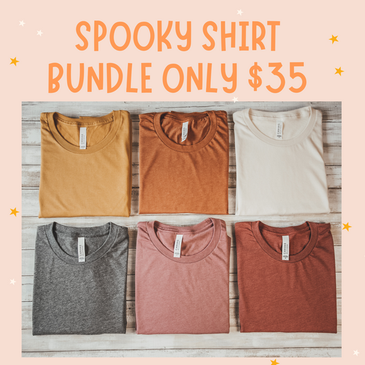 Spooky Shirt Bundle $35