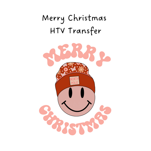 Merry Christmas HTV Transfer
