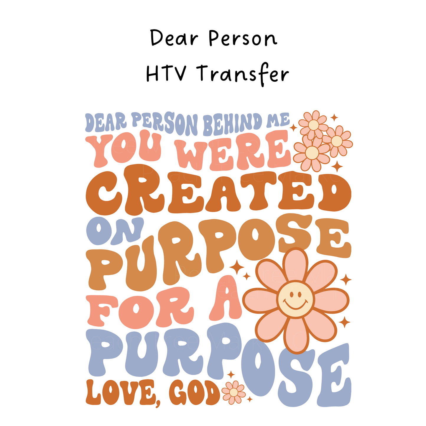 Dear Person HTV Transfer