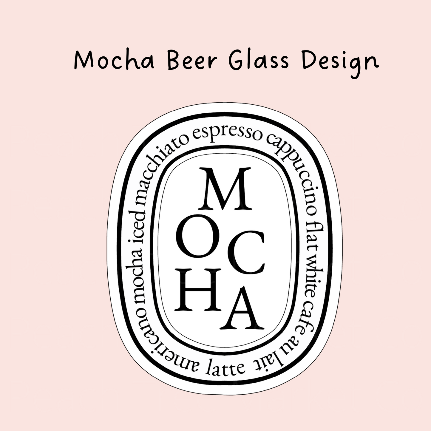 Mocha 16 Oz Libbey Beer Glass Wrap